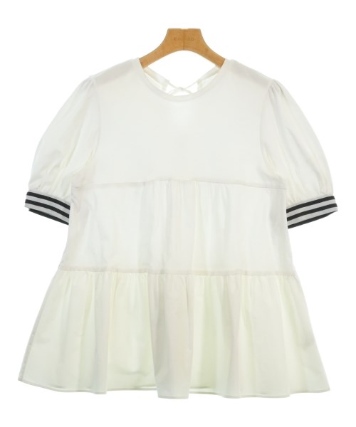 BORDERS at BALCONY ボーダーズ　アット　バルコニー ブラウス レディース 36(S位) 白 【中古】【古着】