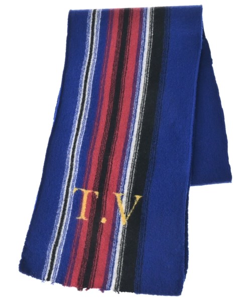 TOGA VIRILIS トーガ ビリリースマフラー メンズ - 青x赤x黒等【中古】【古着】|RAGTAG(ブランド古着のラグタグ)