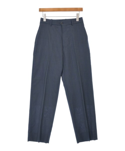 MARKAWARE マーカウェア スラックス メンズ 1(S位) 紺x茶系(ストライプ) 【中古】【古着】