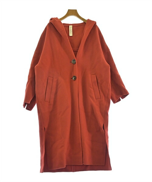 美品　ナゴンスタンス 軽量　ソフトリバーフーデッドコート　ロング　オレンジ 楽天市場】ナゴンスタンス nagonstans ウールコットンソフトリバー
