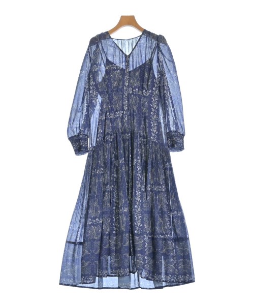 CELFORD セルフォード ワンピース レディース 36(S位) 青xグレー(ペイズリー) 【中古】【古着】