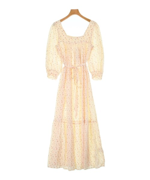 Christy Dawn クリスティードウン ワンピース レディース XS ベージュx赤x青等(総柄) 【中古】【古着】