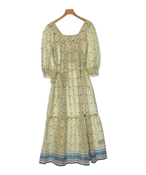 Christy Dawn クリスティードウンワンピース レディース XS 黄x紺x青(花柄)【中古】【古着】