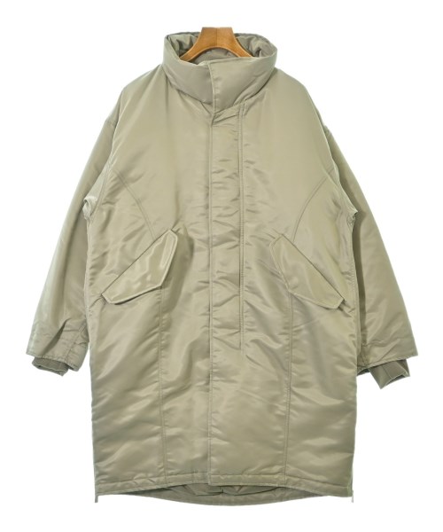 PASSIONE パッシオーネ ダウンコート レディース 38(M位) カーキ 【中古】【古着】