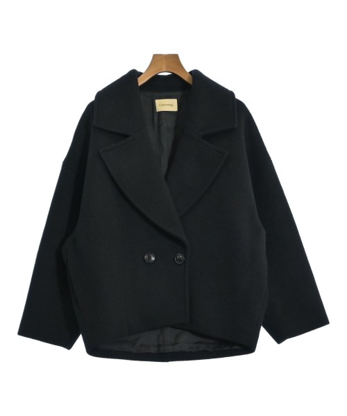 Curensology カレンソロジーピーコート レディース F 黒【中古】【古着】