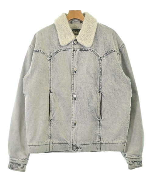 Aries アリエス デニムジャケット メンズ L グレー系x白(デニム) 【中古】【古着】