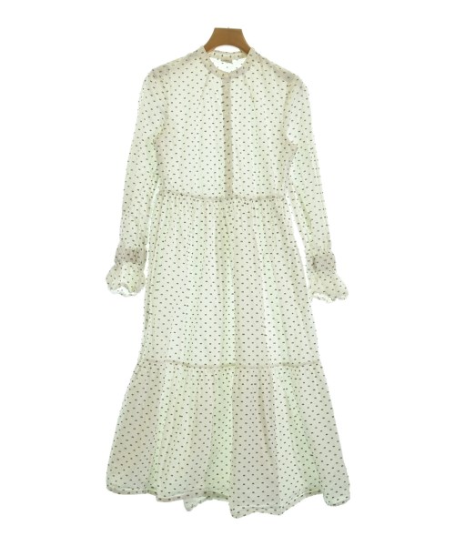 BAUM UND PFERDGARTEN バウムウンドヘルガーデンワンピース レディース 36(S位) 白x茶(総柄)【中古】【古着】|RAGTAG(ブランド古着のラグタグ)