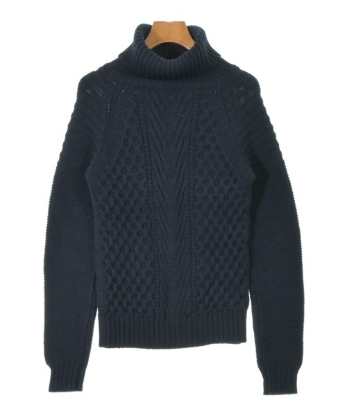 ALPHA STUDIO アルファスタジオ ニット・セーター レディース 50(S位) 紺 【中古】【古着】