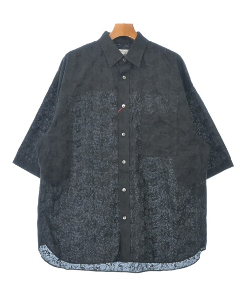 MAISON SPECIAL メゾンスペシャルカジュアルシャツ メンズ 2(M位) 黒(花柄)【中古】【古着】