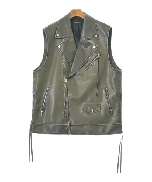 MAISON SPECIAL メゾンスペシャル ライダース メンズ F カーキ 【中古】【古着】