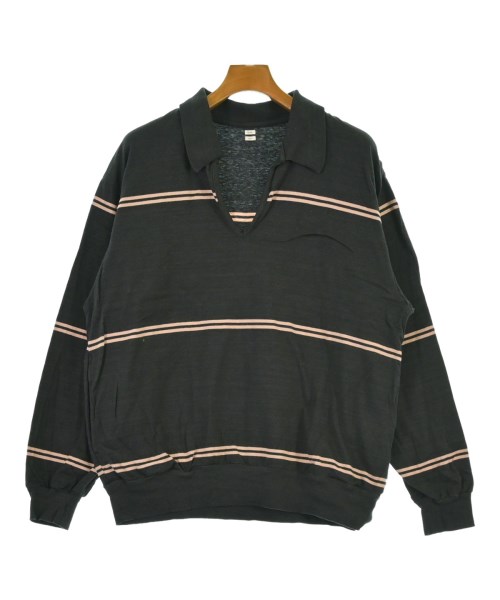 blurhms ブラームス ニット・セーター メンズ 2(M位) 黒xピンク(ボーダー) 【中古】【古着】