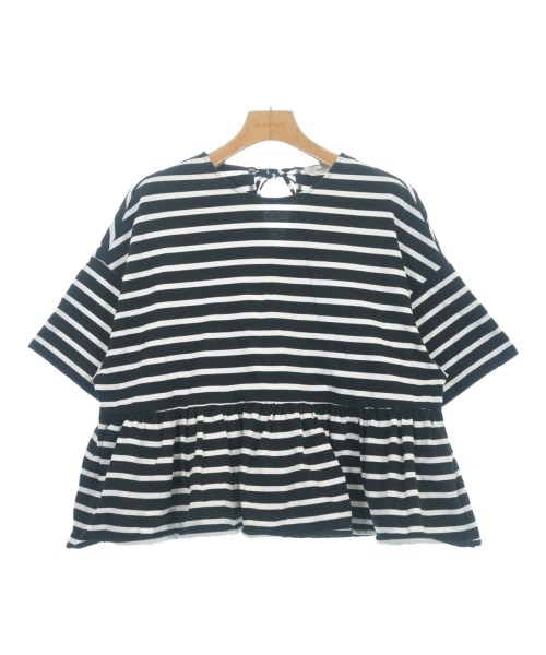 yori ヨリ Tシャツ・カットソー レディース F 黒x白(ボーダー) 【中古】【古着】