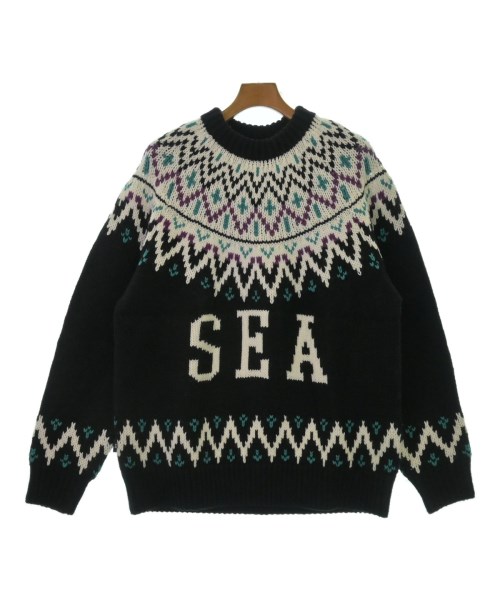 ウィンダンシー COWICHAN MUFFLER / BLACK カウチンニット 楽天市場】WIND AND SEA ウィンダンシー カウチン サイズ:L 22AW