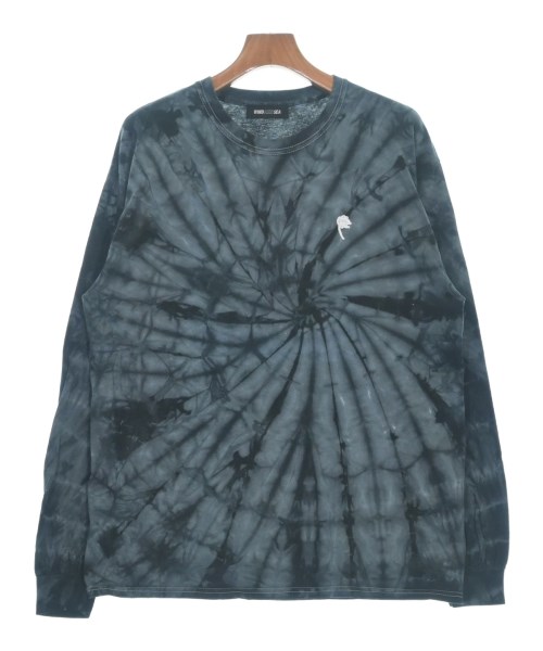 WIND AND SEA ウィンダンシー Tシャツ・カットソー メンズ L グレーx黒(タイダイ) 【中古】【古着】