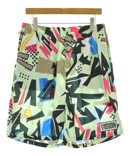WIND AND SEA ウィンダンシーショートパンツ メンズ XL 緑x黒xさくら色等(総柄)【中古】【古着】