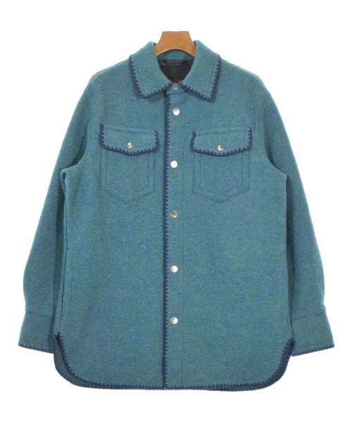 CABaN キャバンカバーオール メンズ L 青x緑(入り合わせる)【中古】【古着】