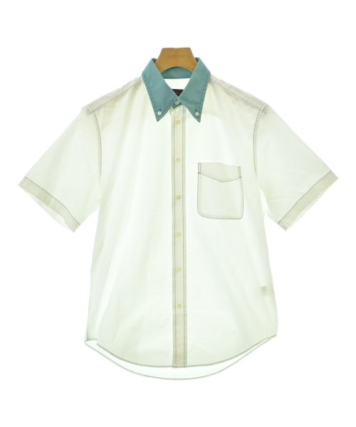 CABaN キャバンカジュアルシャツ メンズ M 白x緑【中古】【古着】