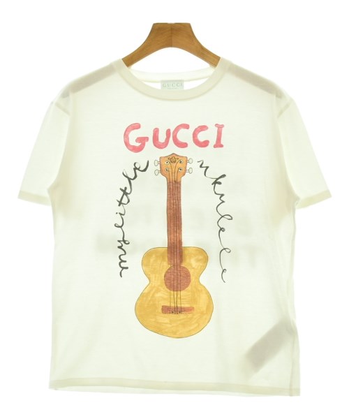 GUCCI グッチティーシャツ・カットソー キッズ 10(130珊位) 白【中古】【古着】