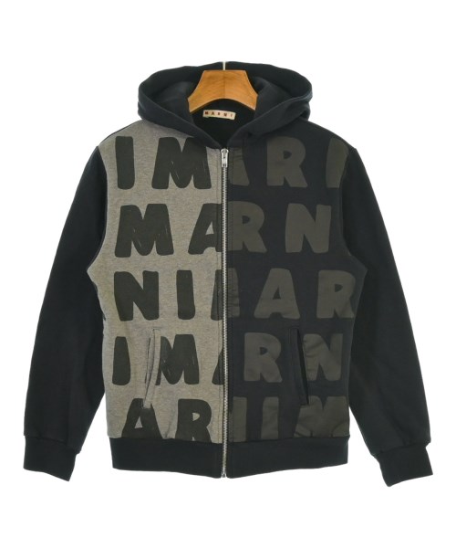 MARNI マルニ パーカー キッズ 130(9T-10T) 紺x黒xグレー(総柄) 【中古】【古着】