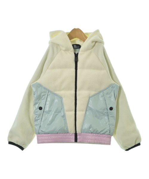 MONCLER モンクレールブルゾン（余分の物） キッズ 140(11T-12T) 白x水色xサクラ色【中古】【古着】