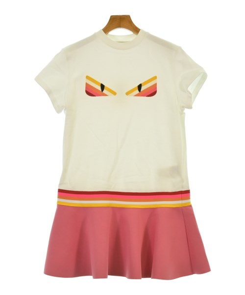 FENDI フェンディ ワンピース（その他） キッズ 140(11T-12T) 白 【中古】【古着】