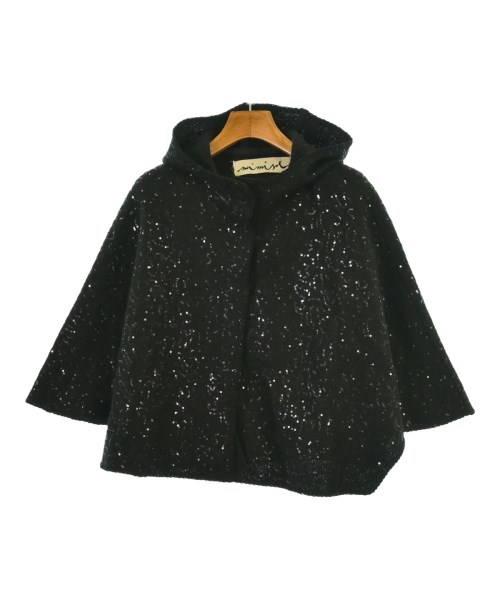 mimisol ミミソル ブルゾン（その他） キッズ 128(9T-10T) 黒 【中古】【古着】