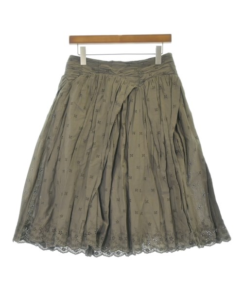 tricot COMME des GARCONS トリココムデギャルソン ひざ丈スカート レディース M 茶 【中古】【古着】