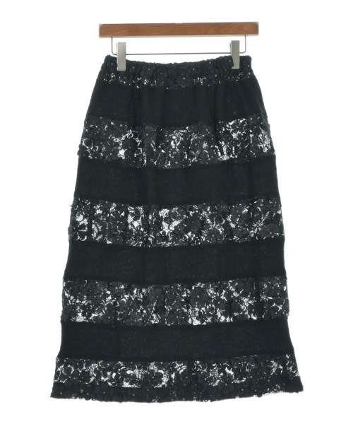 tricot COMME des GARCONS トリココムデギャルソン ロング・マキシ丈スカート レディース -(M位) 黒(レース) 【中古】【古着】