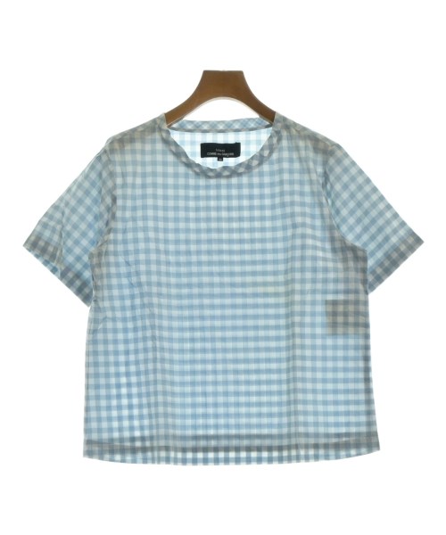 tricot COMME des GARCONS トリココムデギャルソンブラウス レディース M 水色x白(ギンガムチェック)【中古】【古着】|RAGTAG(ブランド古着のラグタグ)