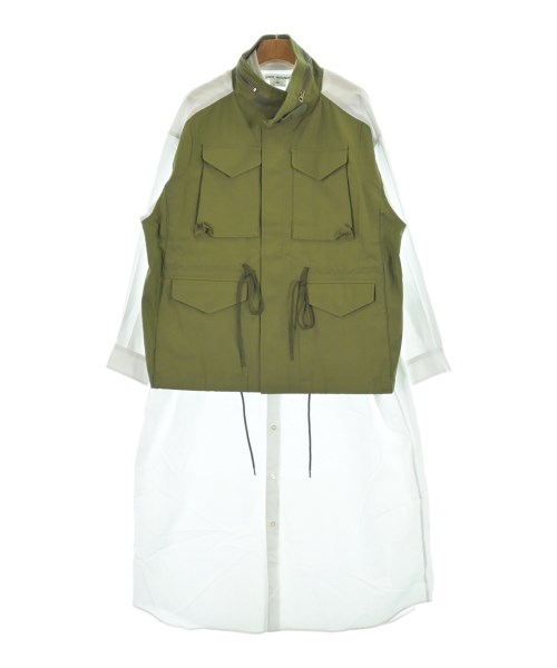 JUNYA WATANABE ジュンヤワタナベ ワンピース レディース M 白xカーキ 【中古】【古着】