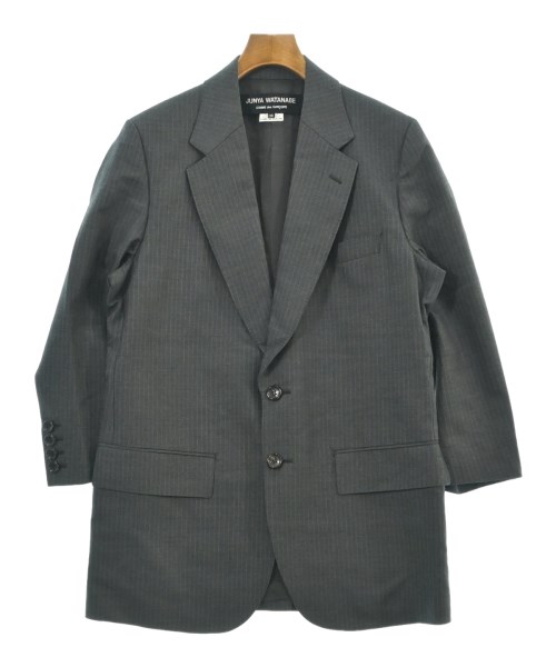 JUNYA WATANABE ジュンヤワタナベ テーラードジャケット レディース XS グレーx青(ストライプ) 【中古】【古着】
