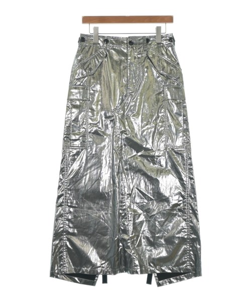 JUNYA WATANABE ジュンヤワタナベ ロング・マキシ丈スカート レディース S シルバー 【中古】【古着】