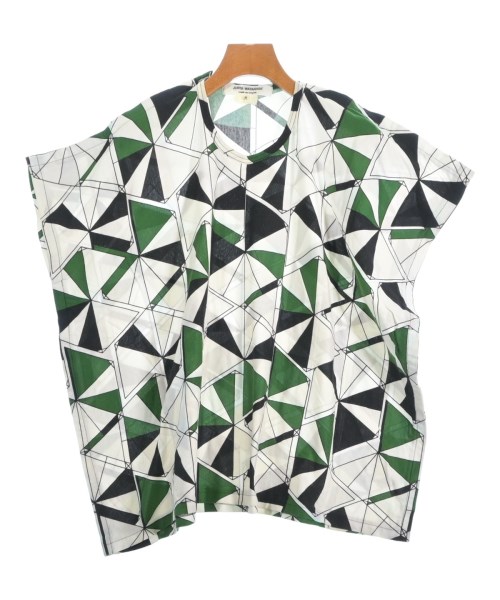 JUNYA WATANABE ジュンヤワタナベプルオーバー・カットソー レディース S 白x黒x緑等(総柄)【中古】【古着】