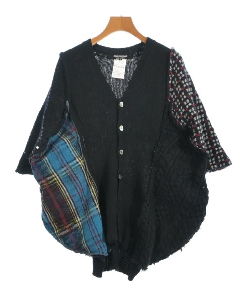JUNYA WATANABE ジュンヤワタナベ カーディガン レディース S 黒x青x赤等(総柄) 【中古】【古着】