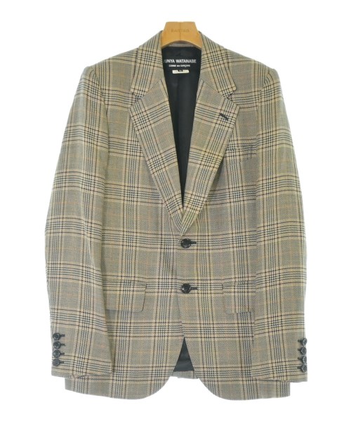JUNYA WATANABE ジュンヤワタナベテーラードジャケット レディース XS ベージュx黒xオレンジ色(照合のしるし)【中古】【古着】
