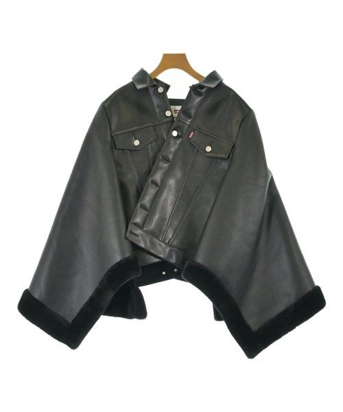 JUNYA WATANABE ジュンヤワタナベポンチョ レディース S 黒【中古】【古着】｜RAGTAG（ブランド古着のラグタグ）