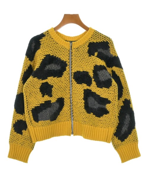 JUNYA WATANABE ジュンヤワタナベニット・セーター レディース S 黄x黒(総柄)【中古】【古着】