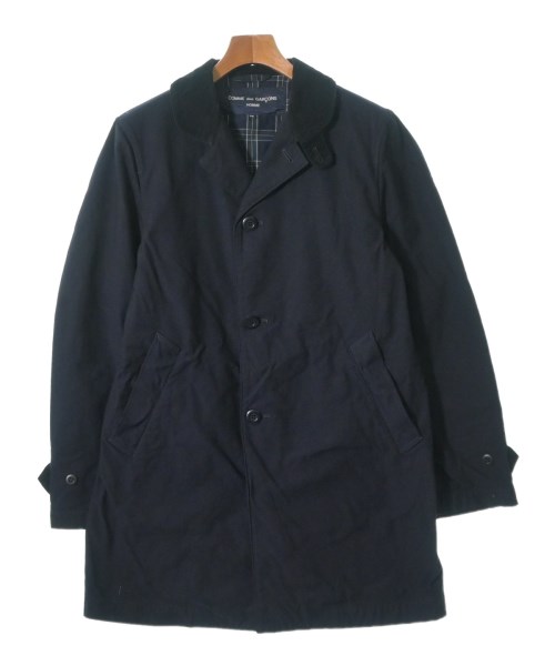 COMME des GARCONS HOMME コムデギャルソンオムステンカラーコート メンズ XS 紺【中古】【古着】｜RAGTAG（ブランド古着のラグタグ）