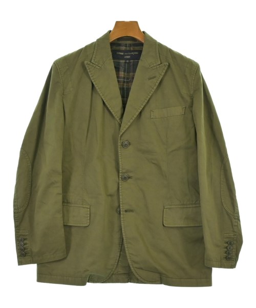 COMME des GARCONS HOMME コムデギャルソンオム カジュアルジャケット メンズ XS カーキ 【中古】【古着】