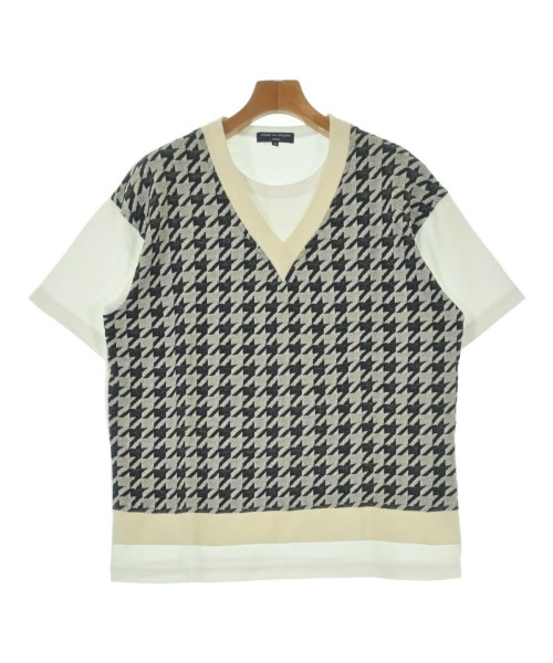 COMME des GARCONS HOMME コムデギャルソンオム Tシャツ・カットソー メンズ S 黒x白(千鳥格子) 【中古】【古着】