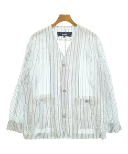 COMME des GARCONS HOMME コムデギャルソンオムブルゾン(その他) メンズ S 白xグレー系x青(ストライプ)【中古】【古着】|RAGTAG(ブランド古着のラグタグ)
