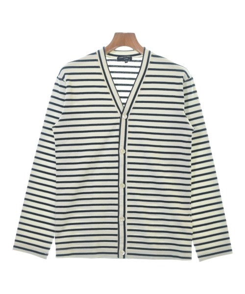 COMME des GARCONS HOMME コムデギャルソンオムカーディガン メンズ XS 白x黒(ボーダー)【中古】【古着】