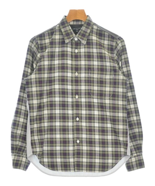 COMME des GARCONS HOMME コムデギャルソンオムカジュアルシャツ メンズ XS カーキx白x紺等(チェック)【中古】【古着】｜RAGTAG（ブランド古着のラグタグ）