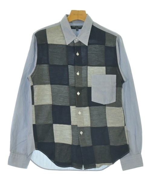 COMME des GARCONS HOMME コムデギャルソンオムカジュアルシャツ メンズ XS グレーx紺【中古】【古着】｜RAGTAG（ブランド古着のラグタグ）