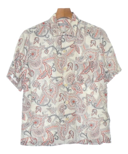 COMME des GARCONS HOMME コムデギャルソンオム カジュアルシャツ メンズ M 白x赤系x黒(総柄) 【中古】【古着】