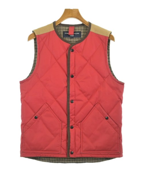 COMME des GARCONS HOMME コムデギャルソンオム ダウンジャケット/ダウンベスト メンズ M 赤 【中古】【古着】