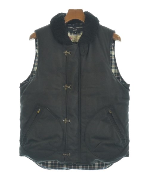 COMME des GARCONS HOMME コムデギャルソンオム ダウンジャケット/ダウンベスト メンズ S 黒 【中古】【古着】