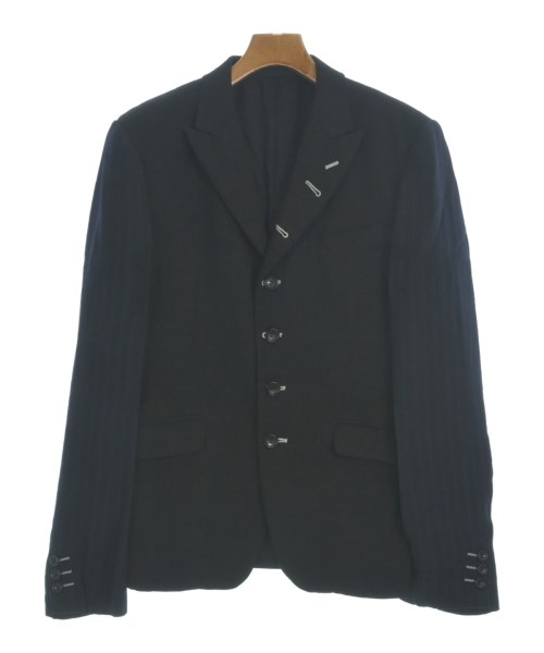 COMME des GARCONS HOMME コムデギャルソンオム カジュアルジャケット メンズ S 黒x青 【中古】【古着】
