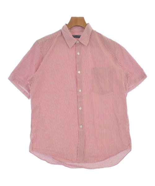 COMME des GARCONS HOMME コムデギャルソンオムカジュアルシャツ メンズ S 赤x白(縞模様)【中古】【古着】 トップス-カジュアルシャツ