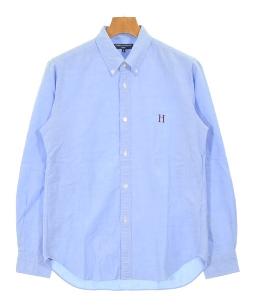 COMME des GARCONS HOMME コムデギャルソンオムカジュアルシャツ メンズ S 青【中古】【古着】